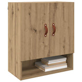 Vidaxl wandkast 60 x 31 x 70 cm bewerkt hout artisanaal eikenkleurig