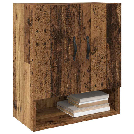 Vidaxl wandkast 60 x 31 x 70 cm bewerkt hout oudhout