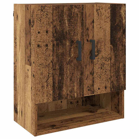 Vidaxl wandkast 60 x 31 x 70 cm bewerkt hout oud hout