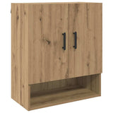 Vidaxl wandkast 60 x 31 x 70 cm bewerkt hout artisan eiken