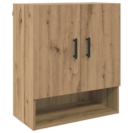 Vidaxl wandkast 60 x 31 x 70 cm bewerkt hout artisan eiken