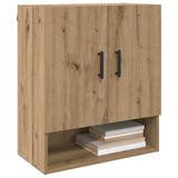 Vidaxl wandkast 60 x 31 x 70 cm bewerkt hout artisan eiken