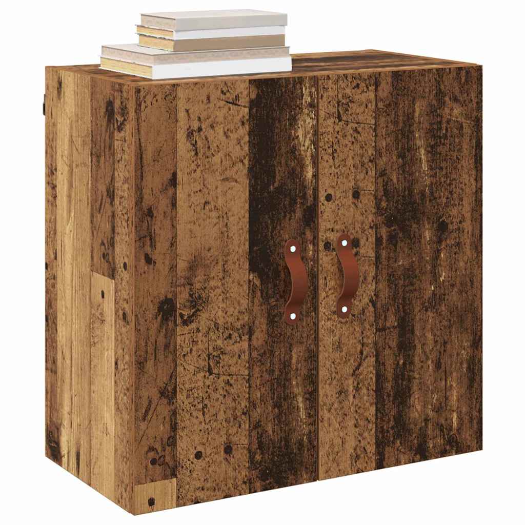 Vidaxl wandkast 60 x 31 x 60 cm bewerkt hout oud hout