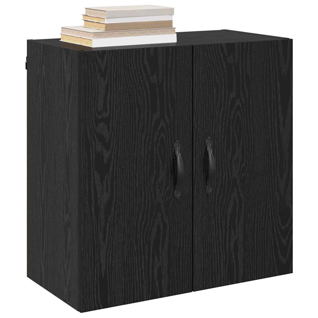 Vidaxl wandkast 60 x 31 x 60 cm bewerkt hout zwart eiken