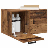 Vidaxl wandkast 60 x 36,5 x 35 cm bewerkt hout oudhout
