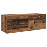 Vidaxl wandkast 100 x 36,5 x 35 cm bewerkt hout oudhout