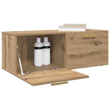 Vidaxl wandkast 100 x 36.5 x 35 cm bewerkt hout
