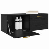 Vidaxl wandkast 100 x 36.5 x 35 cm bewerkt hout zwart eiken