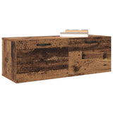 Vidaxl wandkast 100 x 36,5 x 35 cm bewerkt hout oudhout