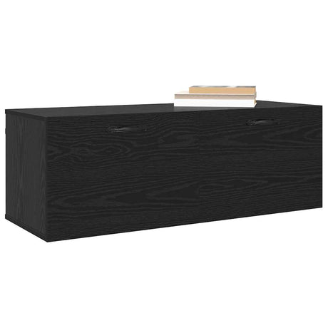 Vidaxl wandkast 100 x 36,5 x 35 cm bewerkt hout zwart eiken