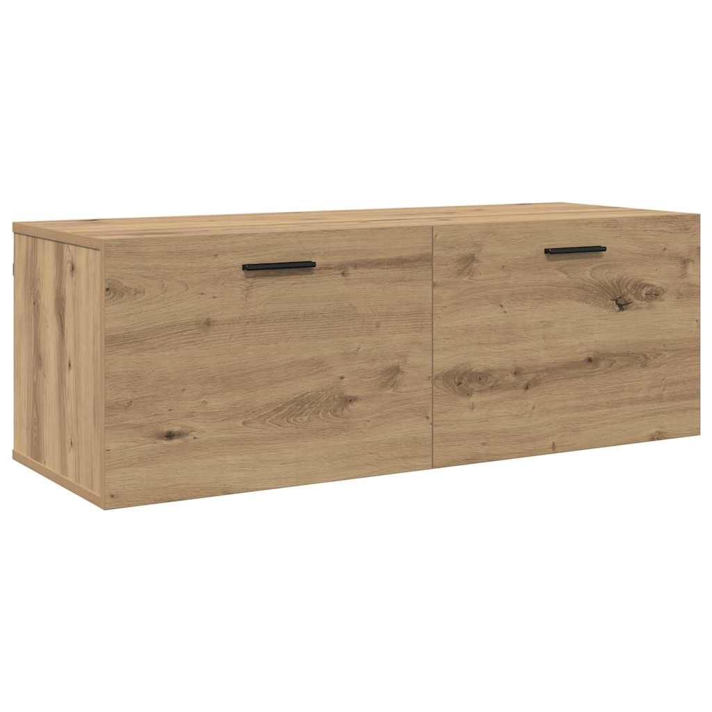 Vidaxl wandkast 100 x 36,5 x 35 cm bewerkt hout artisan eiken