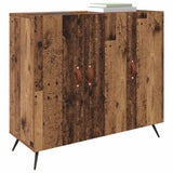 Vidaxl dressoir oudhout 89,5 x 34 x 80 cm bewerkt hout