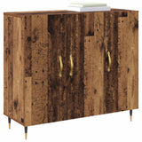 Vidaxl dressoir oudhout 90 x 34 x 80 cm bewerkt hout