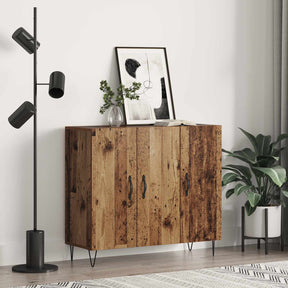 Vidaxl dressoir oudhout 90 x 32,5 x 80 cm bewerkt hout
