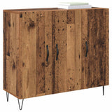 Vidaxl dressoir oudhout 90 x 32,5 x 80 cm bewerkt hout