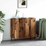 Vidaxl dressoir oudhout 90 x 34 x 80 cm bewerkt hout