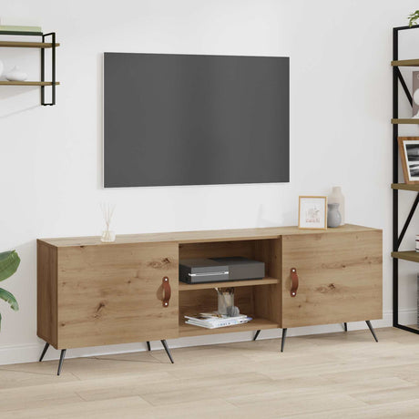Vidaxl tv-kast 150 x 30 x 50 cm artisanaal eikenkleurig bewerkt hout