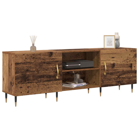 Vidaxl tv-kast 150 x 30 x 50 cm oud hout bewerkt hout