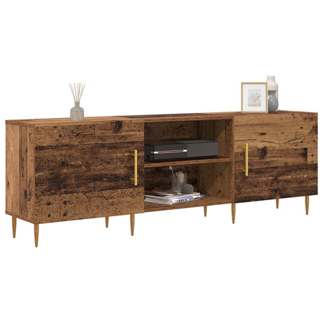 Vidaxl tv-kast 150 x 30 x 50 cm oud hout bewerkt hout