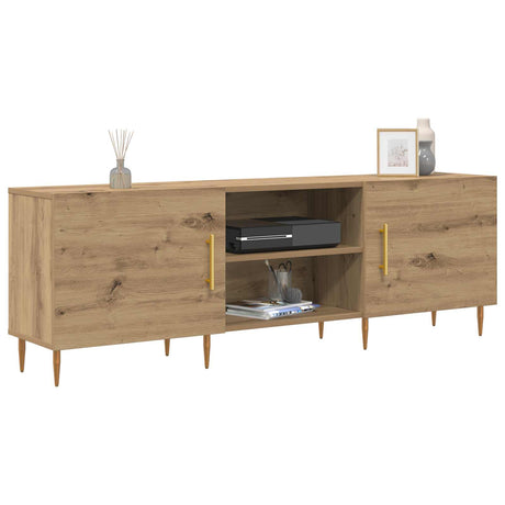 Vidaxl tv-kast 150 x 30 x 50 cm artisanaal eikenkleurig bewerkt hout