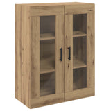 Vidaxl dressoir artisan eiken 69,5 x 34 x 90 cm bewerkt hout