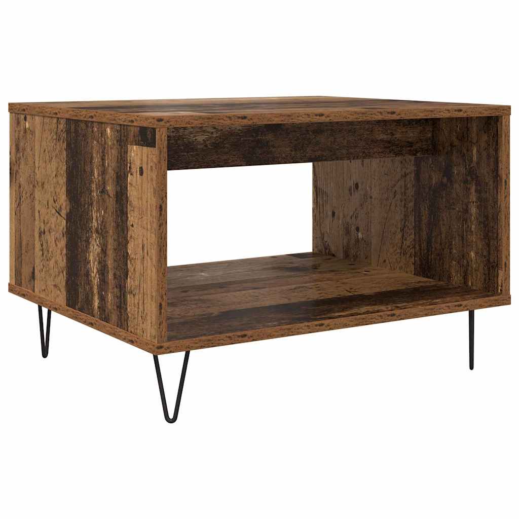 Vidaxl salontafel oud hout 60 x 50 x 40 cm bewerkt hout