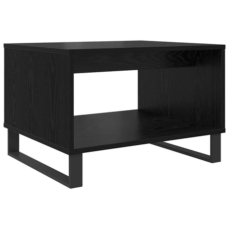 Vidaxl salontafel zwart eiken 60 x 50 x 40 cm bewerkt hout