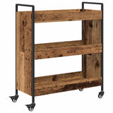 Vidaxl keuken trolley oudhout 70 x 30 x 82 cm bewerkt hout