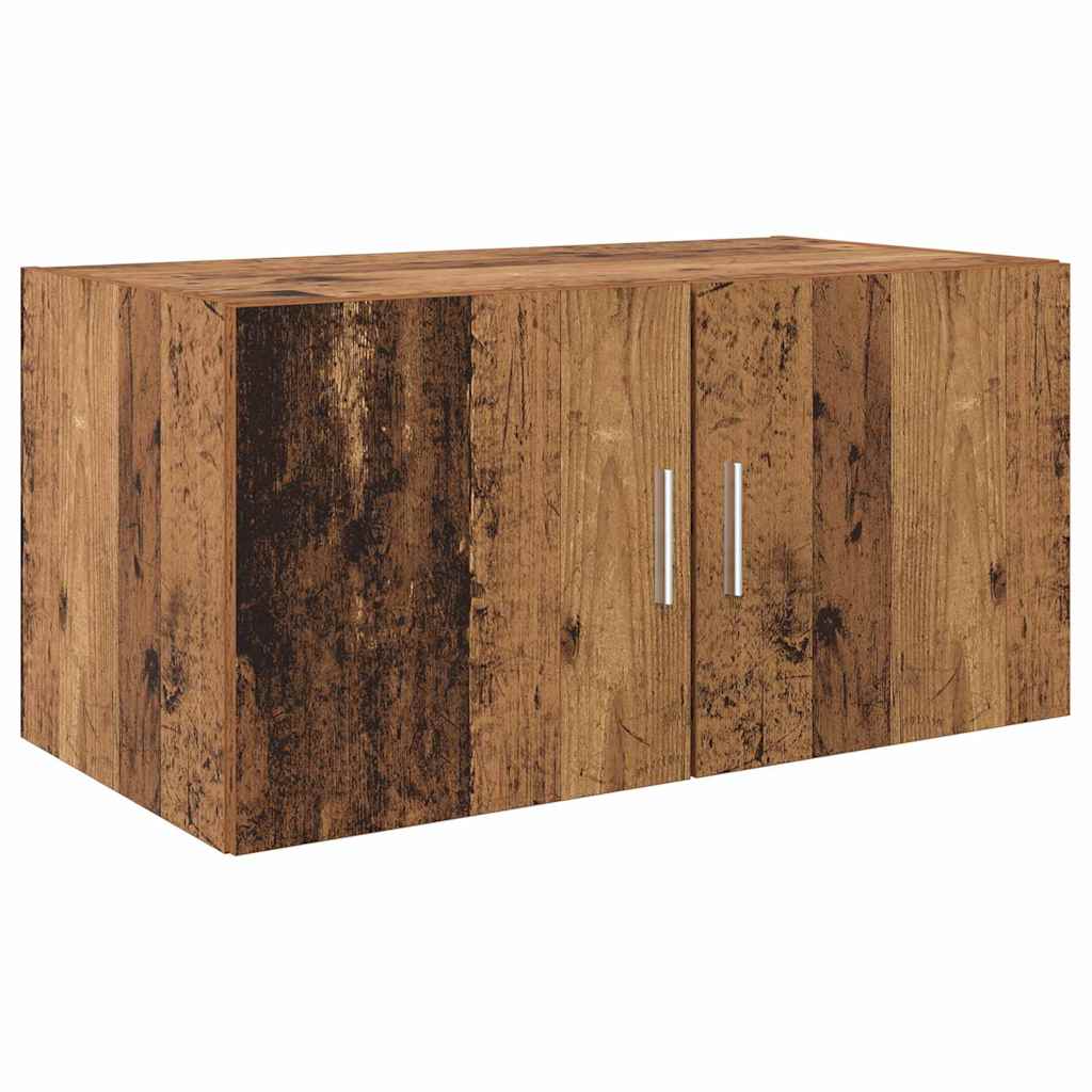 Vidaxl wandkast oud hout 80 x 42.5 x 40 cm bewerkt hout