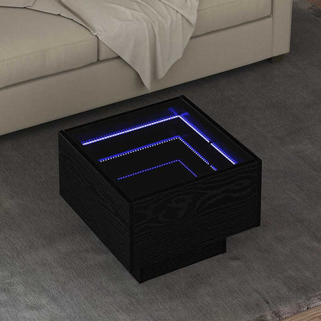Vidaxl salontafel zwart eiken 40 x 40 x 30 cm