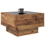 Vidaxl salontafel oud hout 50 x 50 x 30 cm