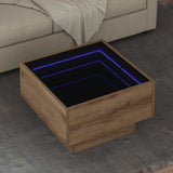 Vidaxl salontafel artisanaal eikenkleurig 50 x 50 x 30 cm