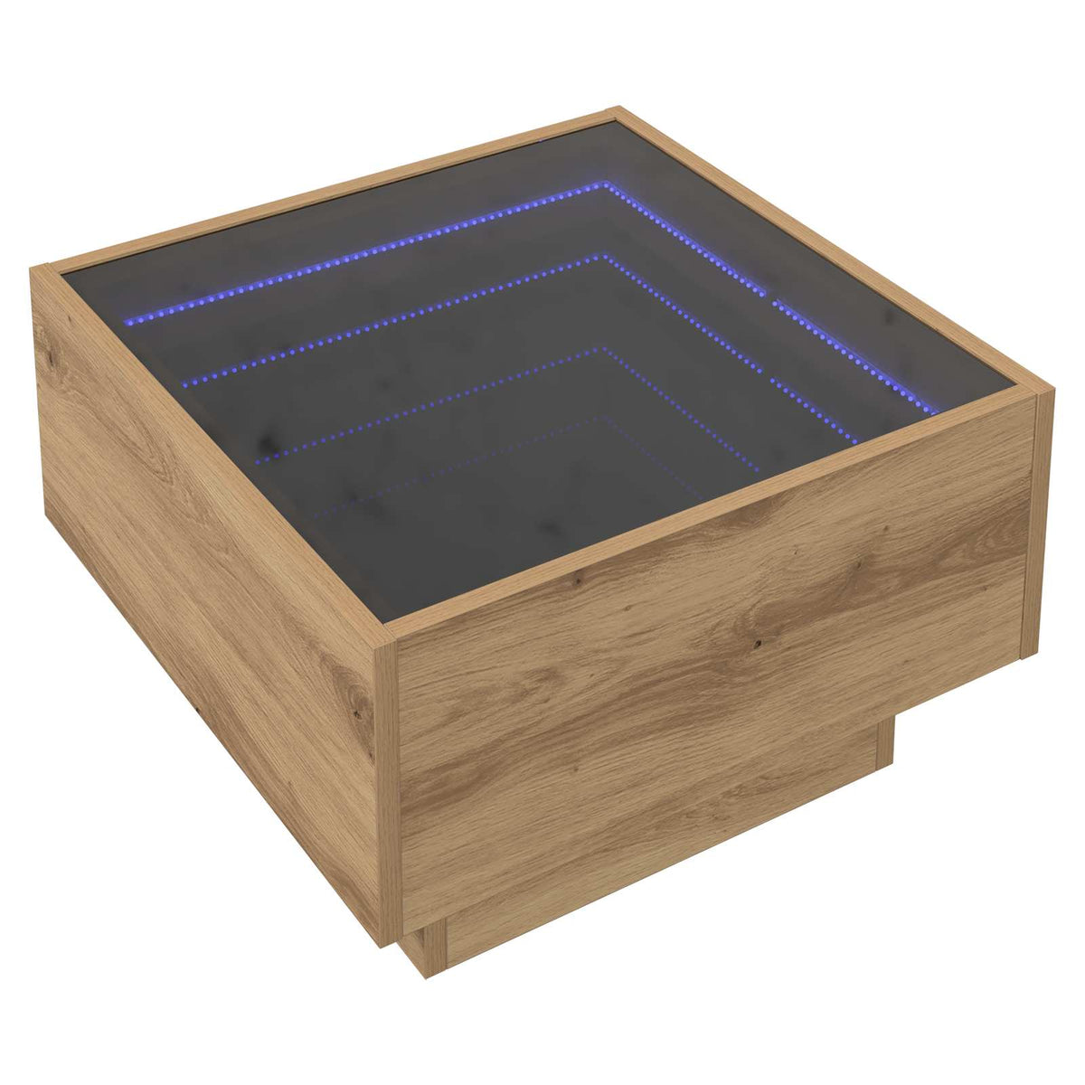 Vidaxl salontafel artisanaal eikenkleurig 50 x 50 x 30 cm