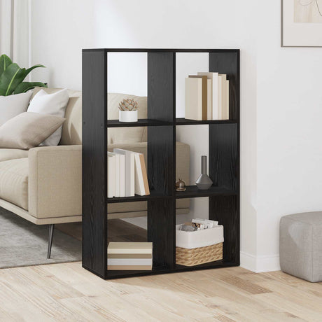 Vidaxl boekenkast 6-laags 69,5 x 29 x 103,5 cm bewerkt hout