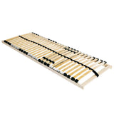 Vidaxl lattenbodem bruin 120 x 190 cm massief beukenhout