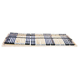Vidaxl lattenbodem bruin 90 x 190 cm massief beukenhout