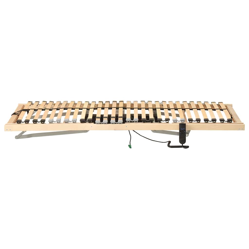 Vidaxl lattenbodem bruin 80 x 190 cm massief beukenhout