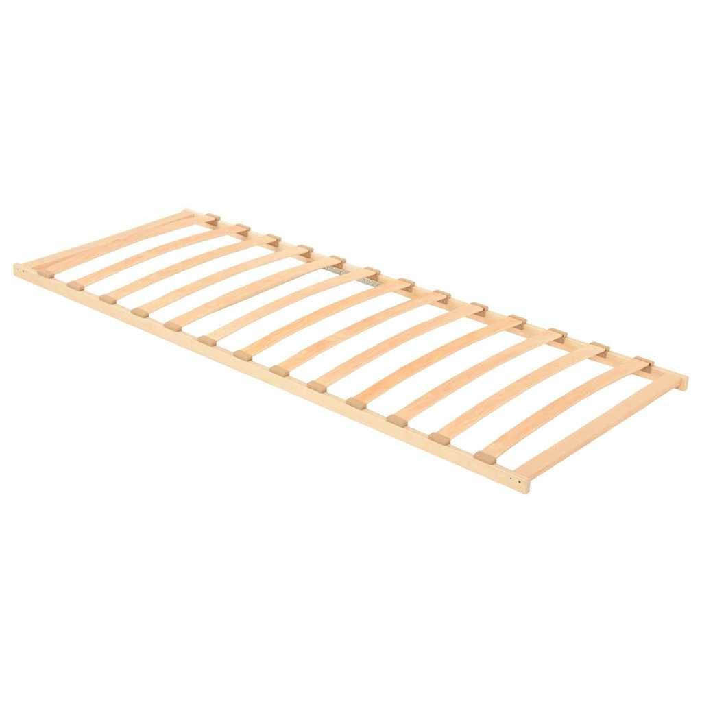 Vidaxl lattenbodem bruin 70 x 190 cm massief beukenhout