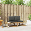 Vidaxl buiten bankenset 2 st wit en antracietkleurig polyester