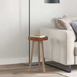 Vidaxl tafelblad ø 30 x 4 cm rond massief eikenhout licht bruin