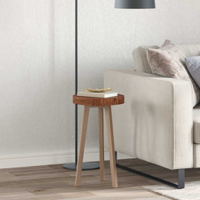 Vidaxl tafelblad ø 30 x 4 cm rond massief eikenhout licht bruin