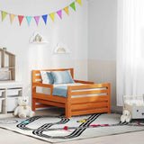 Vidaxl bedframe met hoofdeinde wasbruin 80 x 200 cm bewerkt hout