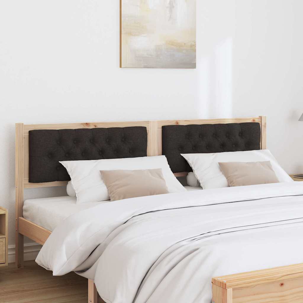 Vidaxl hoofdbord anders bruin en zwart 180 cm massief grenenhout