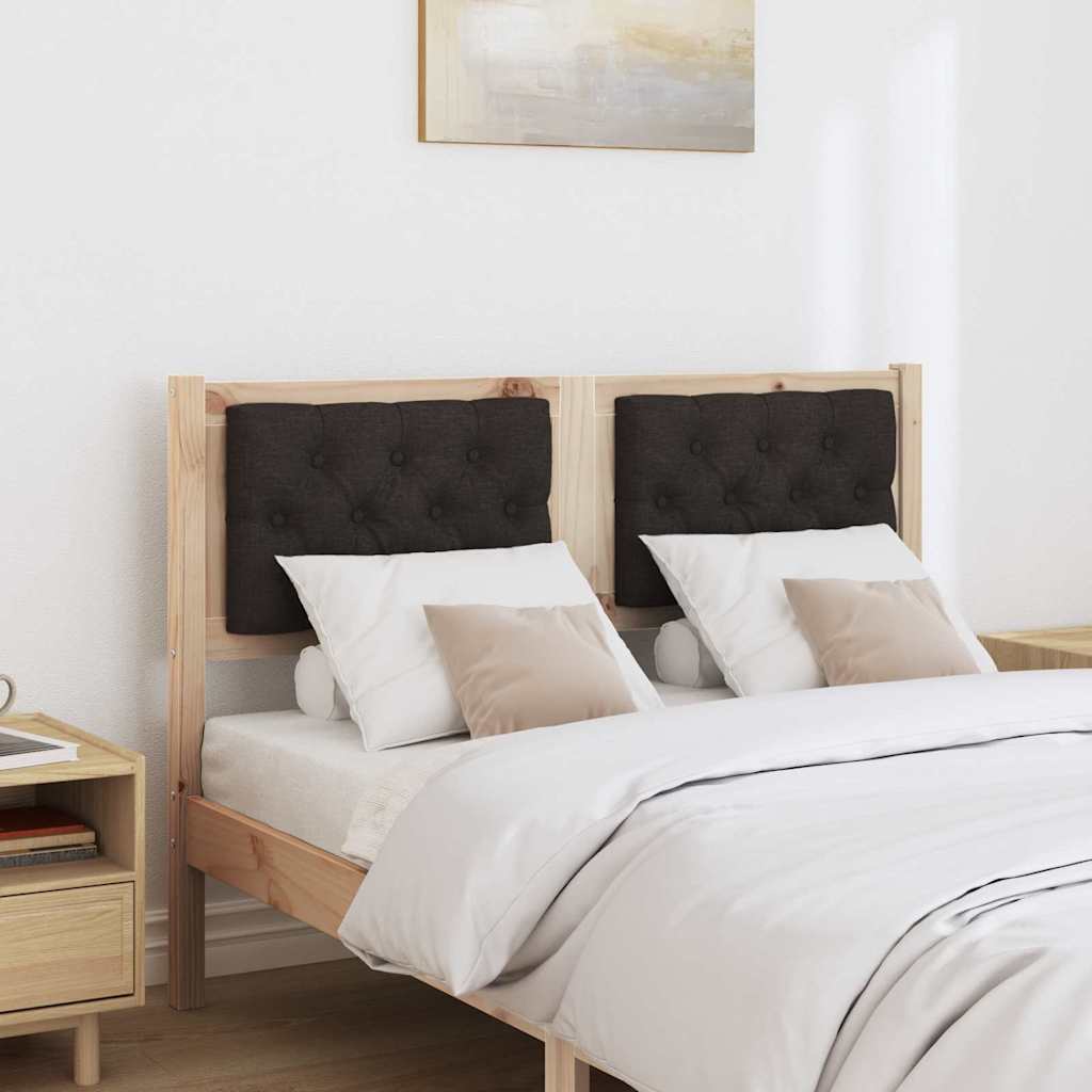Vidaxl hoofdbord anders bruin en zwart 120 cm massief grenenhout