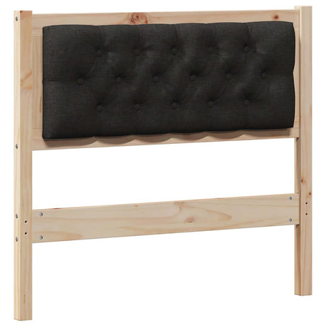Vidaxl hoofdbord anders bruin en zwart 90 cm massief grenenhout
