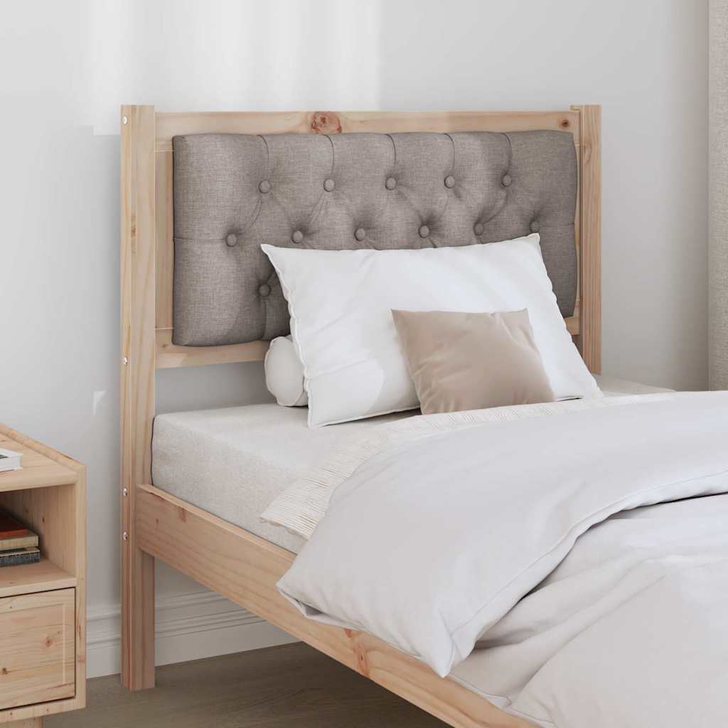 Vidaxl hoofdbord anders bruin en taupe 80 cm massief grenenhout