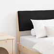Vidaxl gestoffeerd hoofdbord zwart 75 cm massief grenenhout