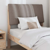 Vidaxl gestoffeerd hoofdbord taupe 100 cm massief grenenhout