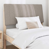 Vidaxl gestoffeerd hoofdbord taupe 100 cm massief grenenhout