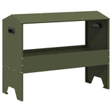 Vidaxl voederbak voor vee olijf groen 79 x 35 x 62 cm